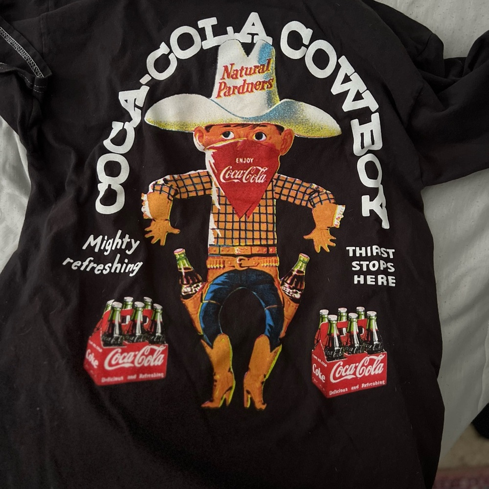Coca-Cola Black Crew Neck T-Shirt